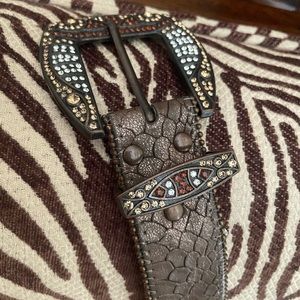 Blingy, copper color belt from Buckle